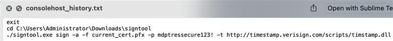Surface attaque consolehost